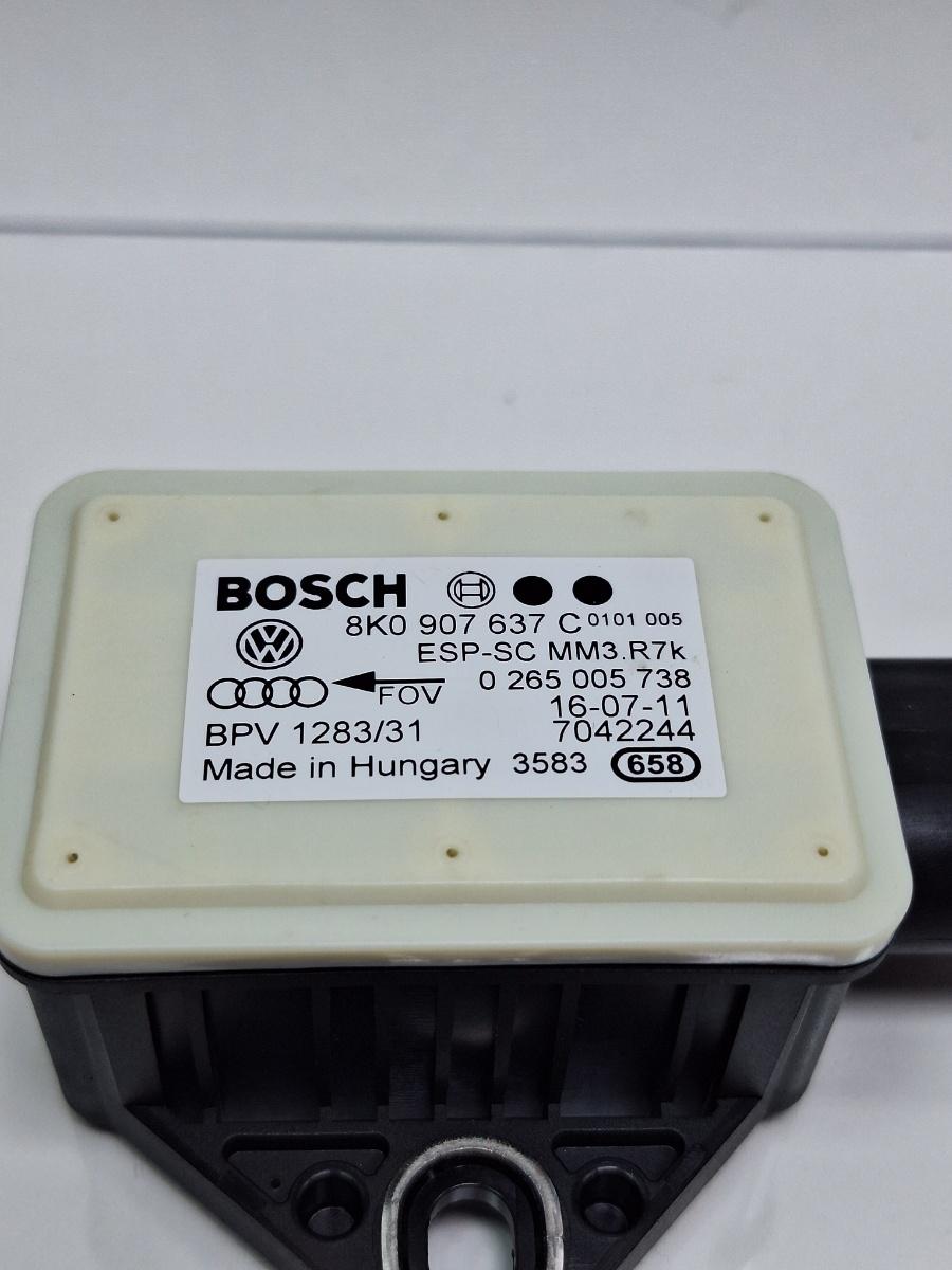 Senzor ESP de viteza la viraje AUDI Q5 8RB 2008 -> 2.0 TDI quattro CAHA, CGLB, CMGA BOSCH 0265005738 8K0907637C