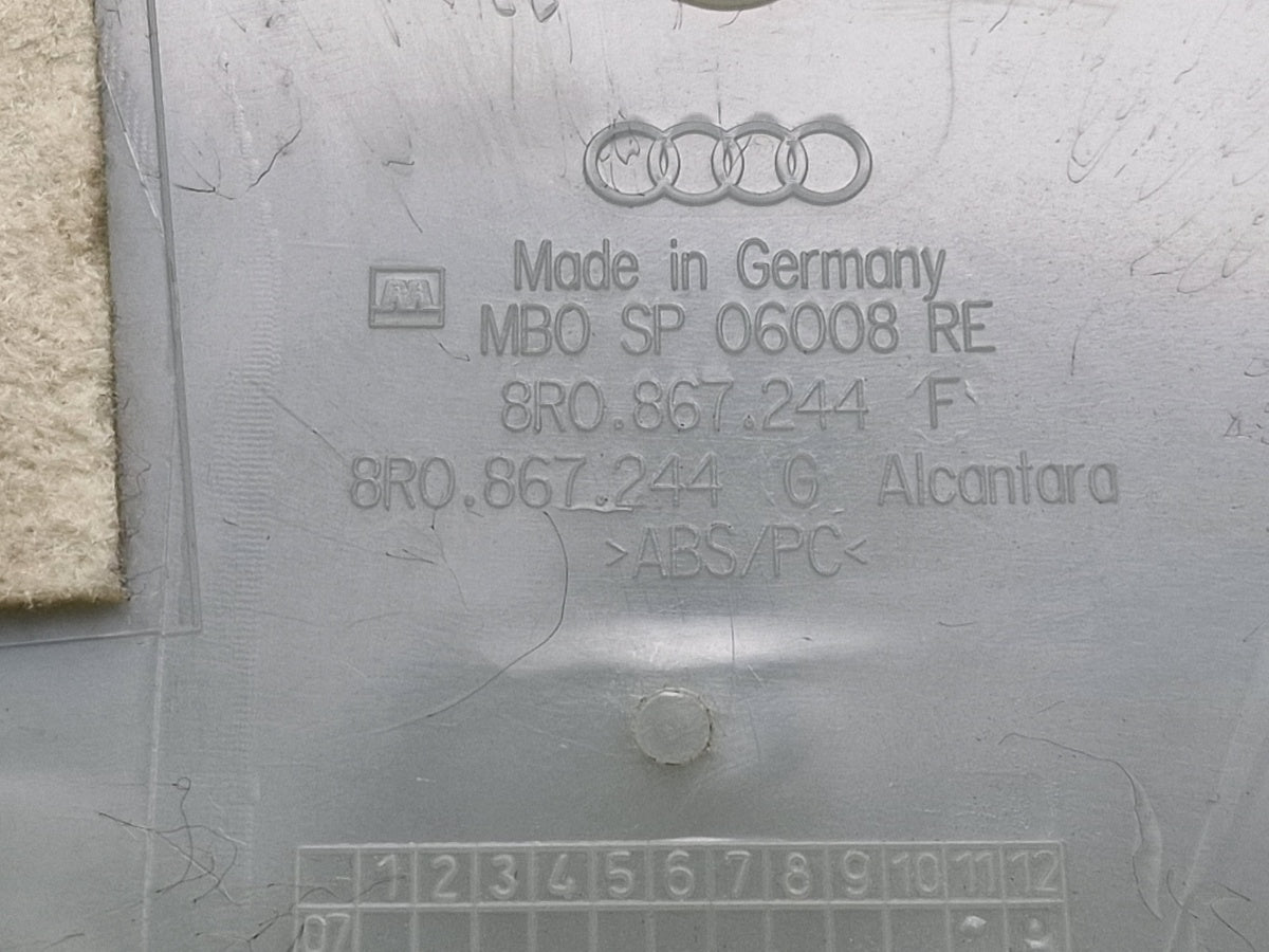 Ornament stalp (B) (superior) negru S-line dreapta AUDI Q5 8RB 2008 -> 2.0 TDI quattro 8R0867244F