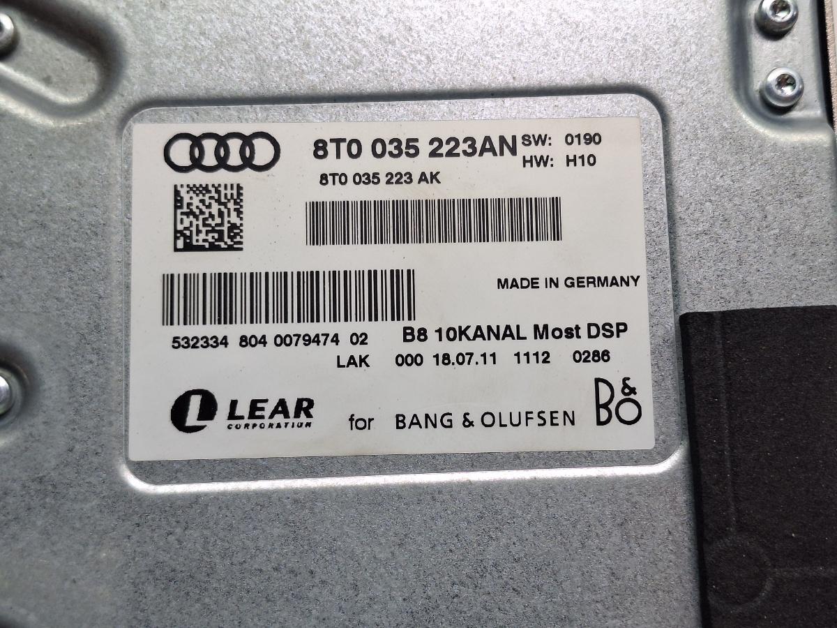 Amplificator de sunet AUDI Q5 8RB 2008 -> 2.0 TDI quattro CAHA, CGLB, CMGA 8T0035223AN