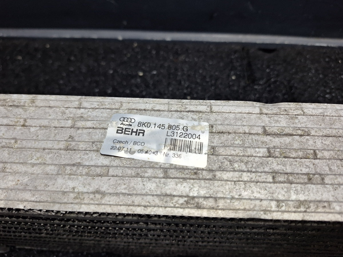 Radiator intercooler AUDI Q5 8RB 2008 -> 2.0 TDI quattro CAHA, CGLB, CMGA 8K0145805G