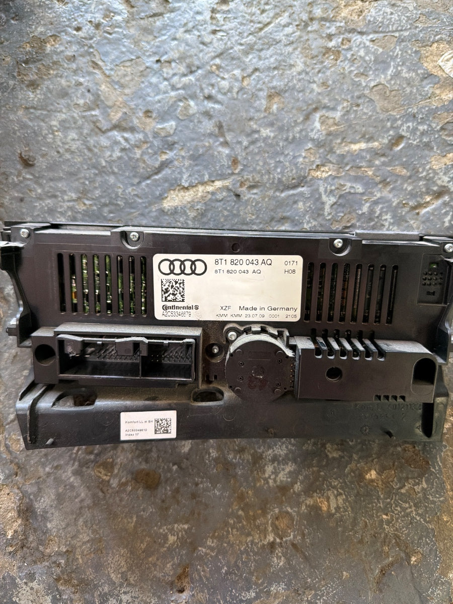 Panou Clima AUDI A4 IV Avant 8K5, B8 2007 - 2015 2.0 TDI CAGA, CJCA, CMEA, CMFA 8T1820043AQ