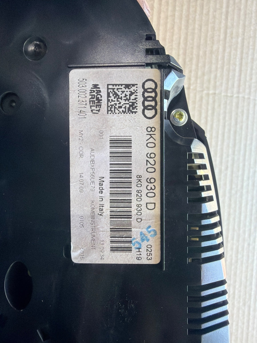 Ceas de bord AUDI A4 IV Avant 8K5, B8 2007 - 2015 2.0 TDI CAGA, CJCA, CMEA, CMFA 8K0920930D