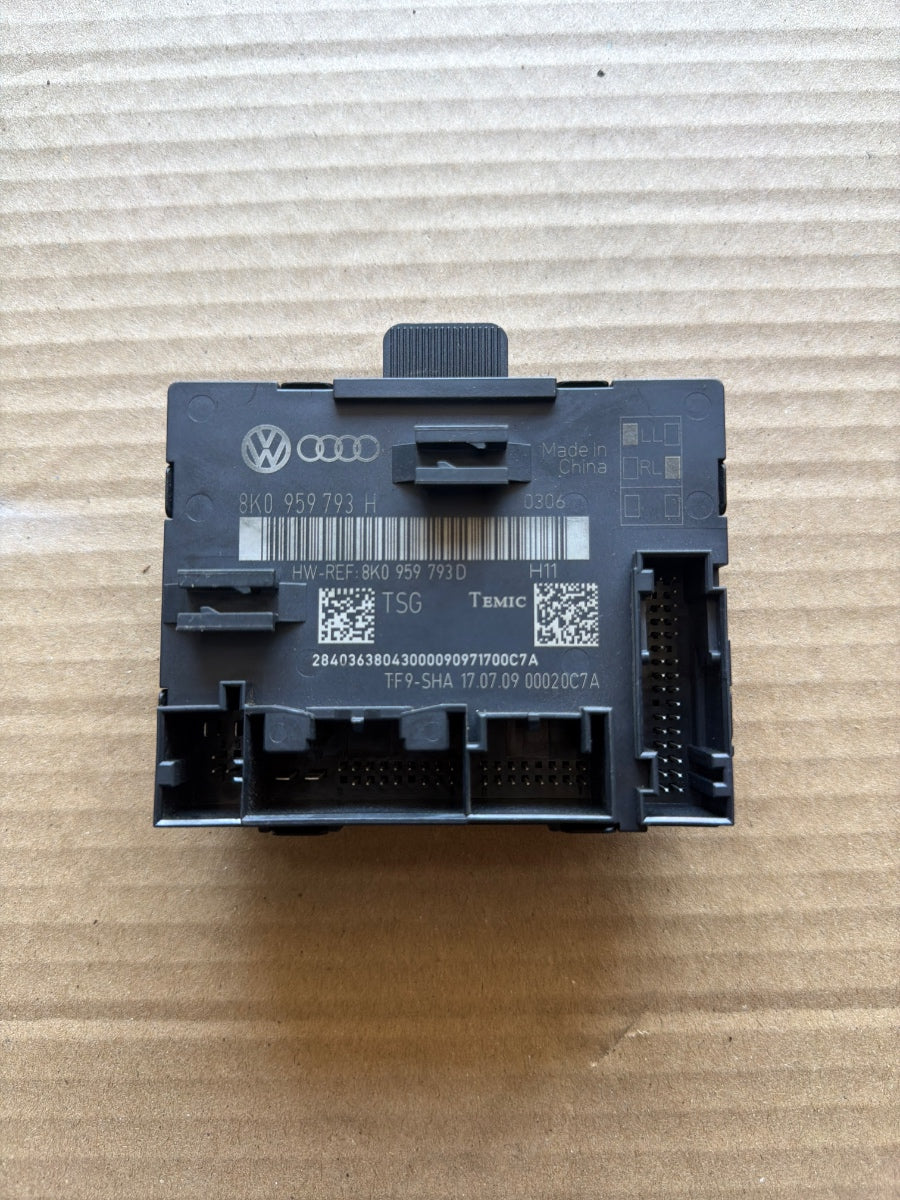 Modul/unitate de control portiera stanga fata AUDI A4 IV Avant 8K5, B8 2007 - 2015 2.0 TDI CAGA, CJCA, CMEA, CMFA 8K0959793H