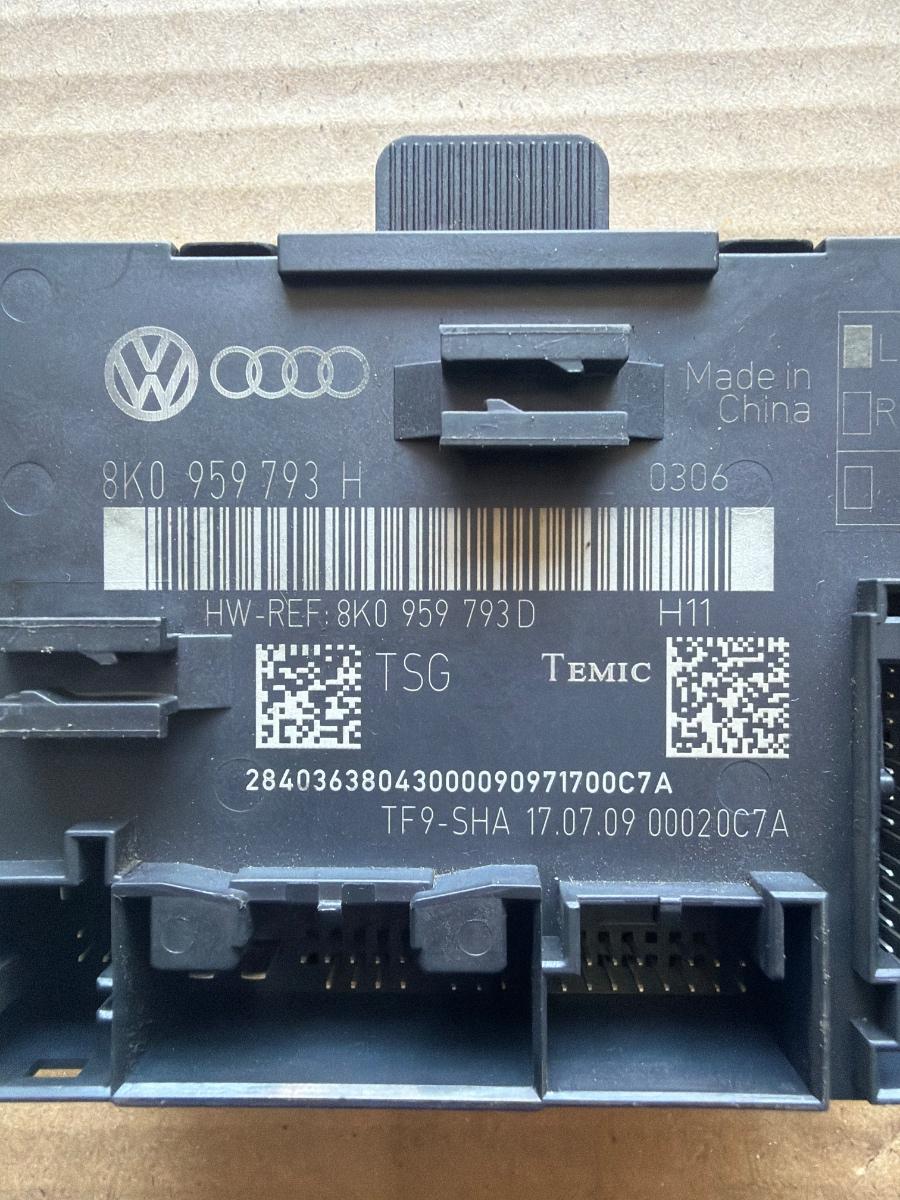 Modul/unitate de control portiera stanga fata AUDI A4 IV Avant 8K5, B8 2007 - 2015 2.0 TDI CAGA, CJCA, CMEA, CMFA 8K0959793H