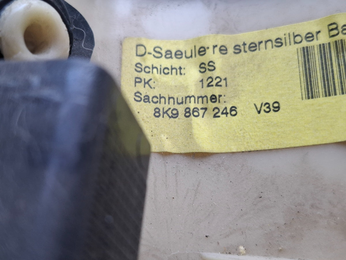 Ornament stalp (D) (superior) AUDI A4 IV Avant 8K5, B8 2007 - 2015 2.0 TDI CAGA, CJCA, CMEA, CMFA 8K9867246