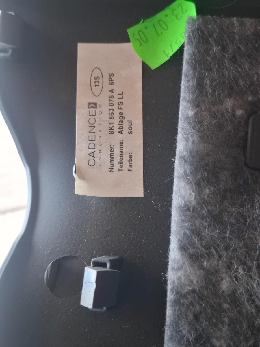 Ornament panou de bord stanga AUDI A4 IV Avant 8K5, B8 2007 - 2015 2.0 TDI CAGA, CJCA, CMEA, CMFA 8K1863075A