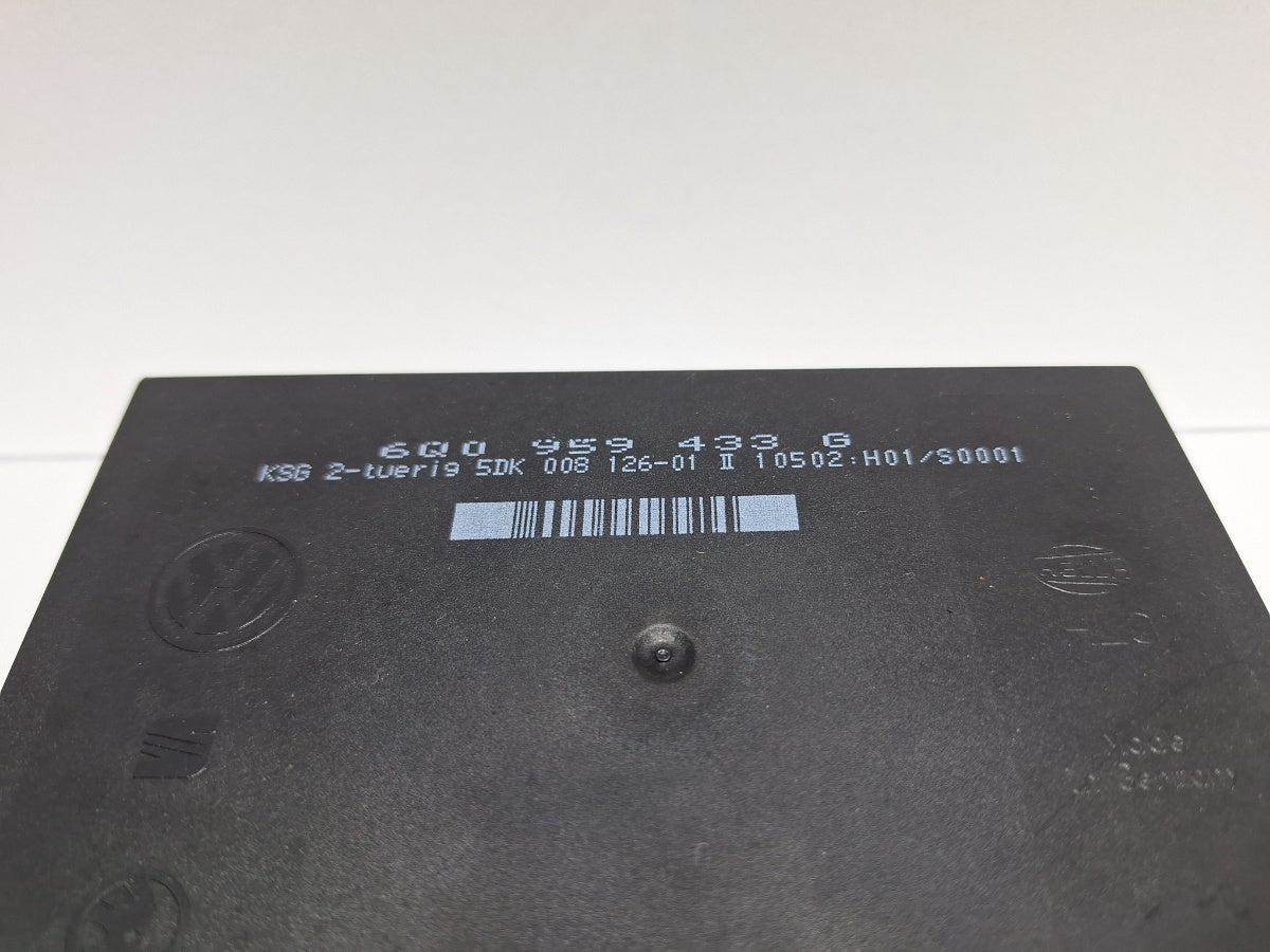 Modul de confort VOLKSWAGEN POLO 9N_ 2001 - 2012 1.4 TDI AMF, BAY 6Q0959433G