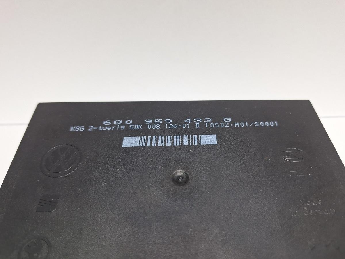 Modul de confort VOLKSWAGEN POLO 9N_ 2001 - 2012 1.4 TDI AMF, BAY 6Q0959433G