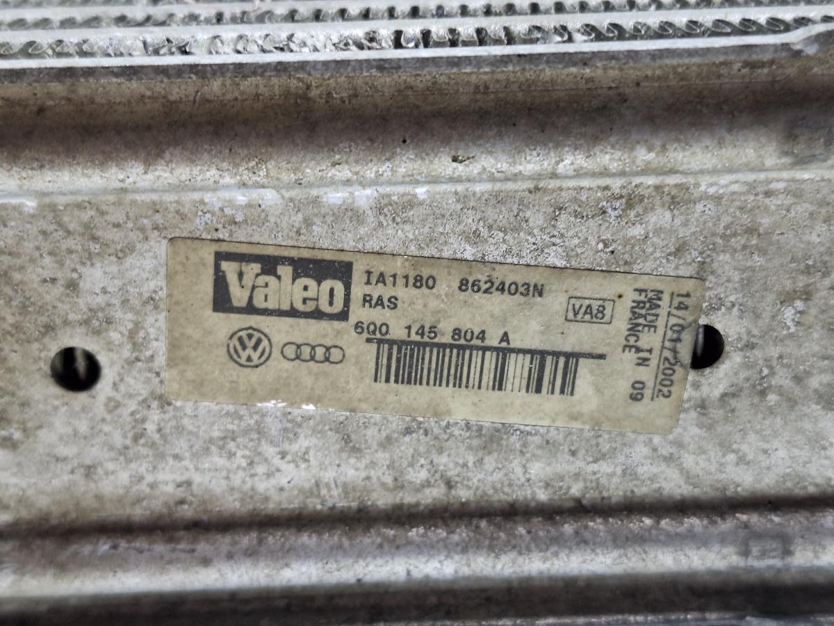 Radiator intercooler VOLKSWAGEN POLO 9N_ 2001 - 2012 1.4 TDI AMF, BAY Valeo 862403N 6Q0145804A