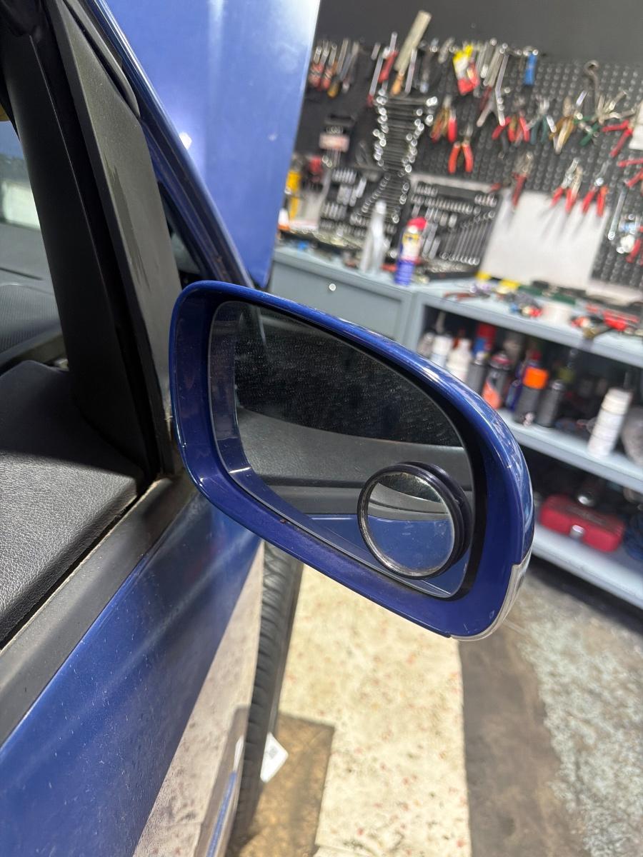 Oglinda laterala electrica portiera fata dreapta VOLKSWAGEN TOURAN 1T1, 1T2 2003 - 2010 , albastru LL5M