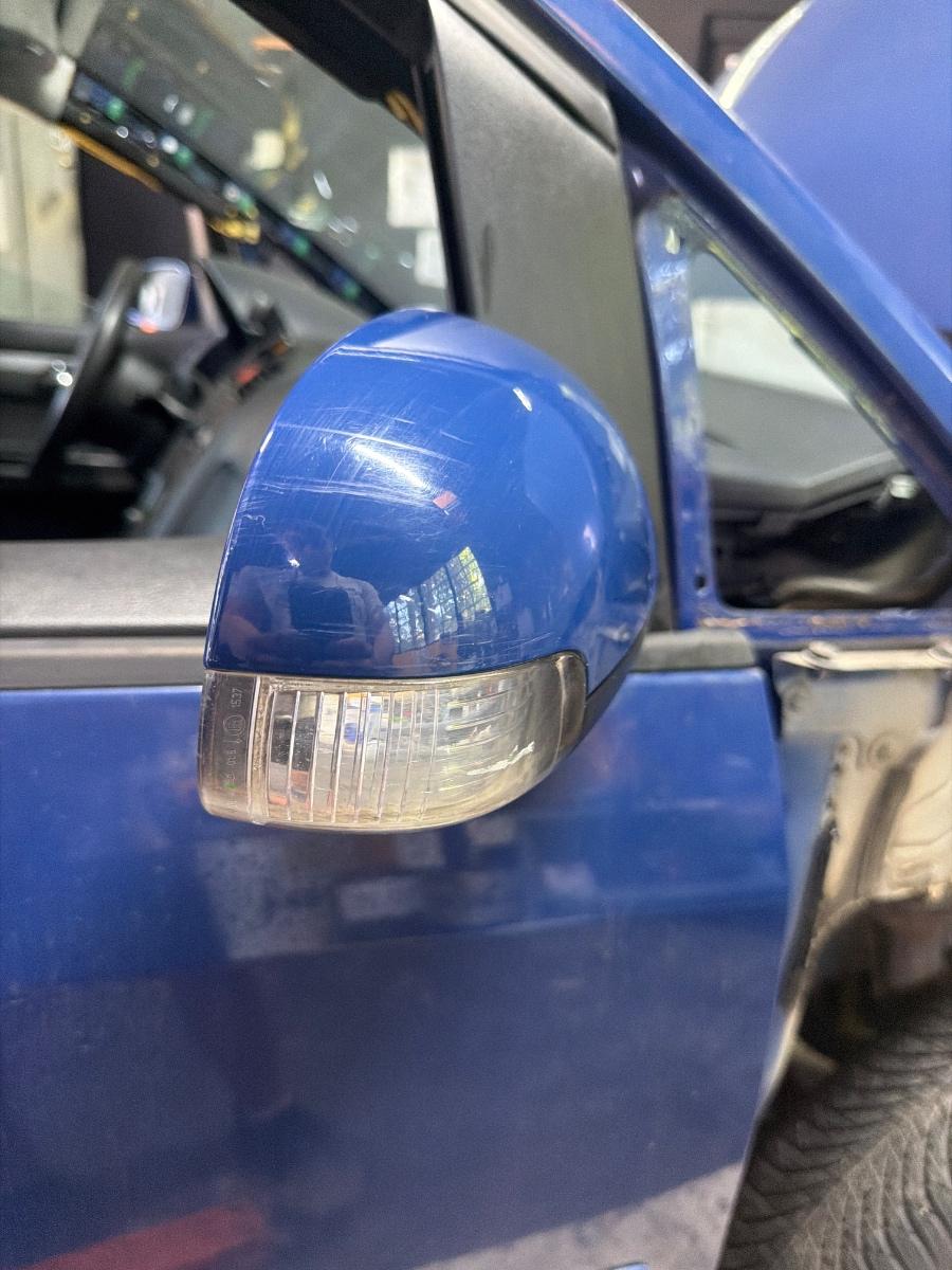 Oglinda laterala electrica portiera fata dreapta VOLKSWAGEN TOURAN 1T1, 1T2 2003 - 2010 , albastru LL5M