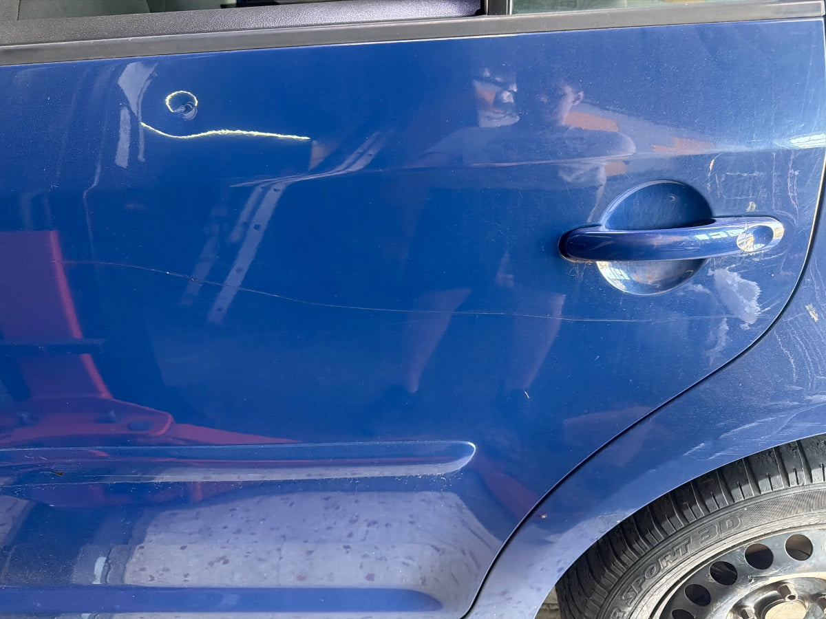 Usa portiera spate stanga VOLKSWAGEN TOURAN 1T1, 1T2 2003 - 2010 , albastru LL5M
