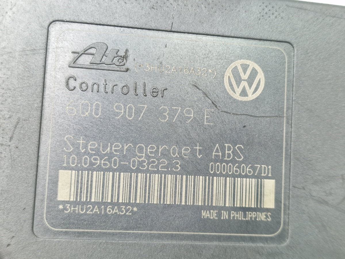 Modul pompa ABS VOLKSWAGEN POLO 9N_ 2001 - 2012 1.4 TDI AMF, BAY ATE 6Q0907379E