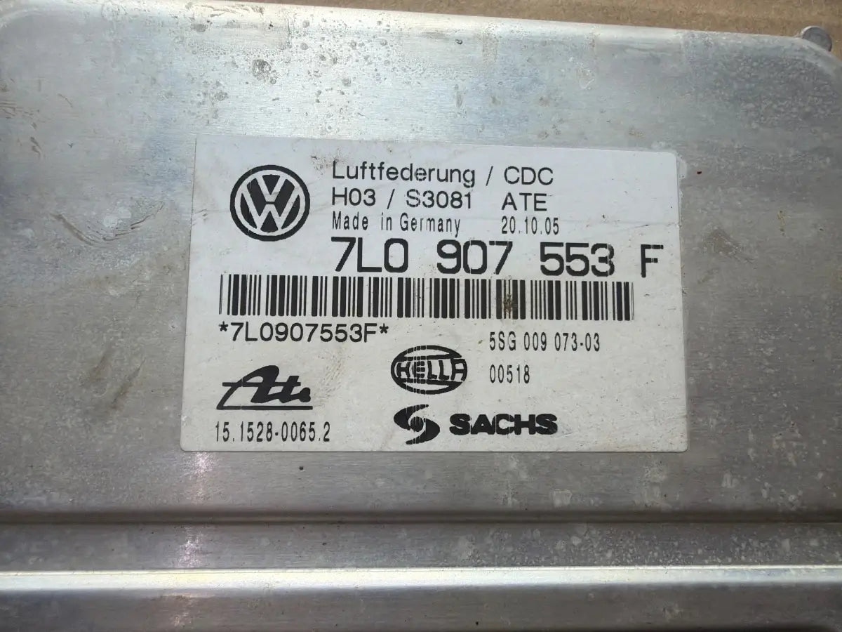 Calculator suspensie VOLKSWAGEN TOUAREG 7LA, 7L6, 7L7 2002 - 2013 3.0 V6 TDI BKS, CATA 7L0907553F