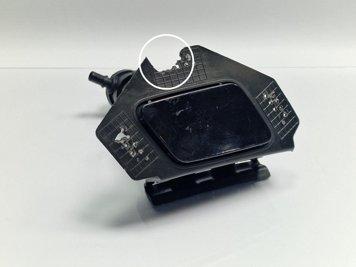 Duza spalator far dreapta VOLKSWAGEN TIGUAN 5N_ 2007 -> negru LC9X 5N0955104A