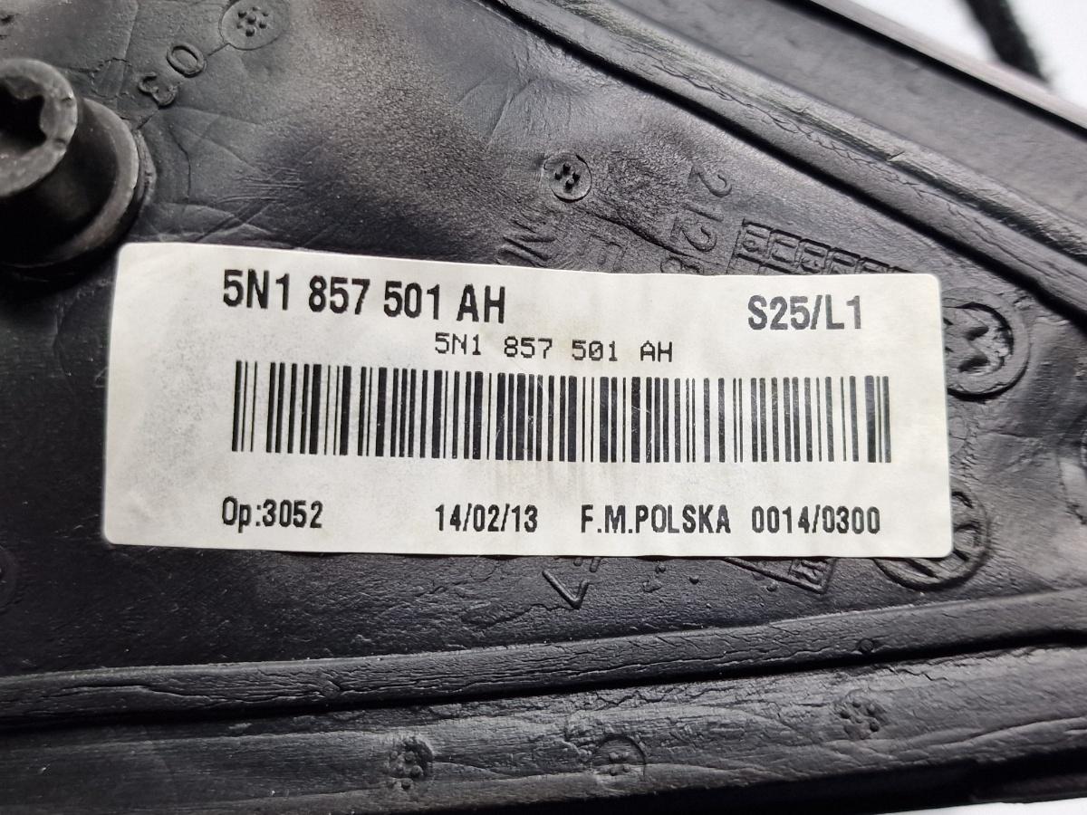 Oglinda electrica stanga VOLKSWAGEN TIGUAN 5N_ 2007 -> negru LC9X 5N1857501AH