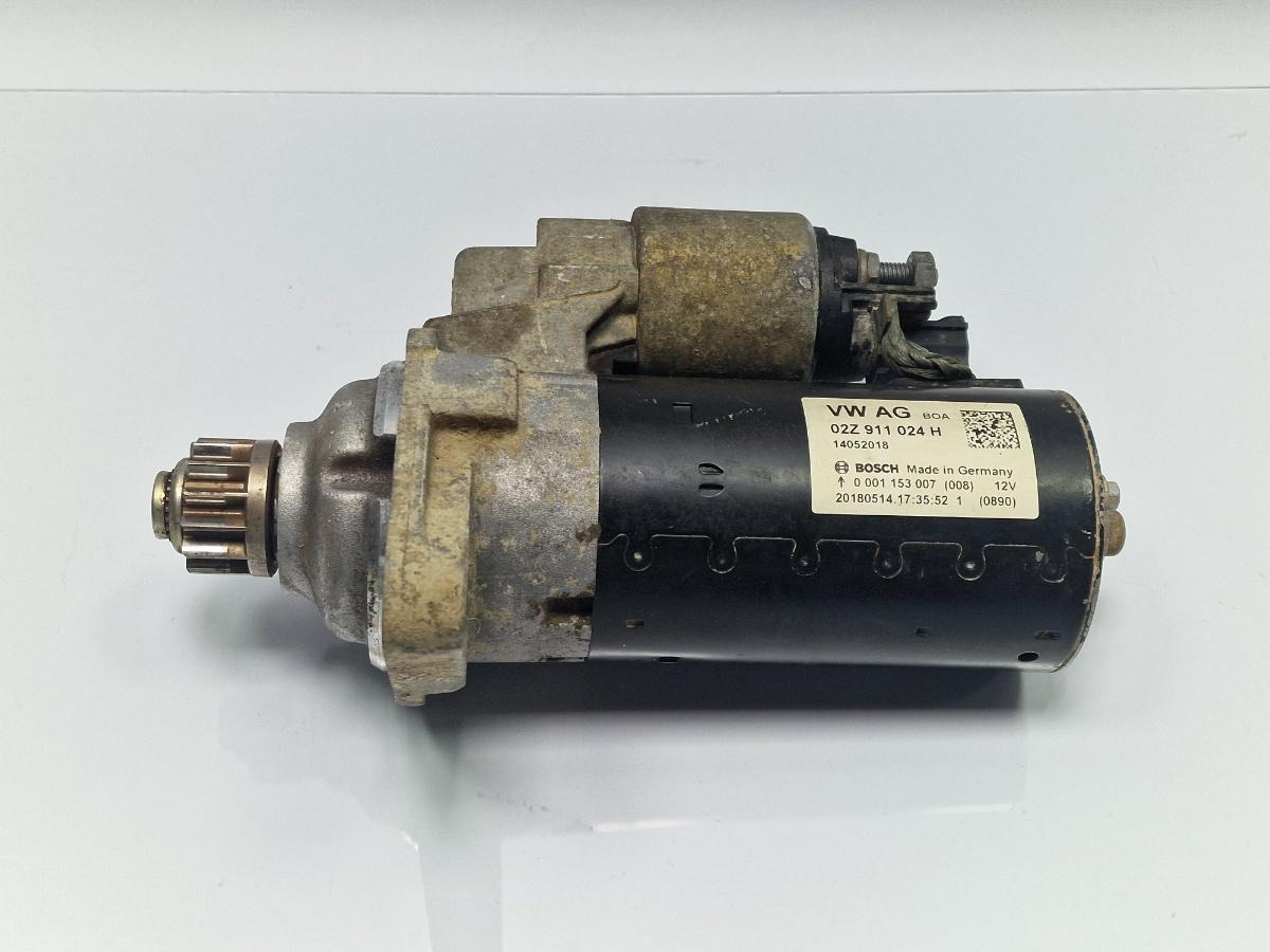 Electromotor start stop VOLKSWAGEN CADDY IV Box SAA, SAH 2015 -> 2.0 TDI CUUF, DFSC, DFSF BOSCH 0001153007 02Z911024H
