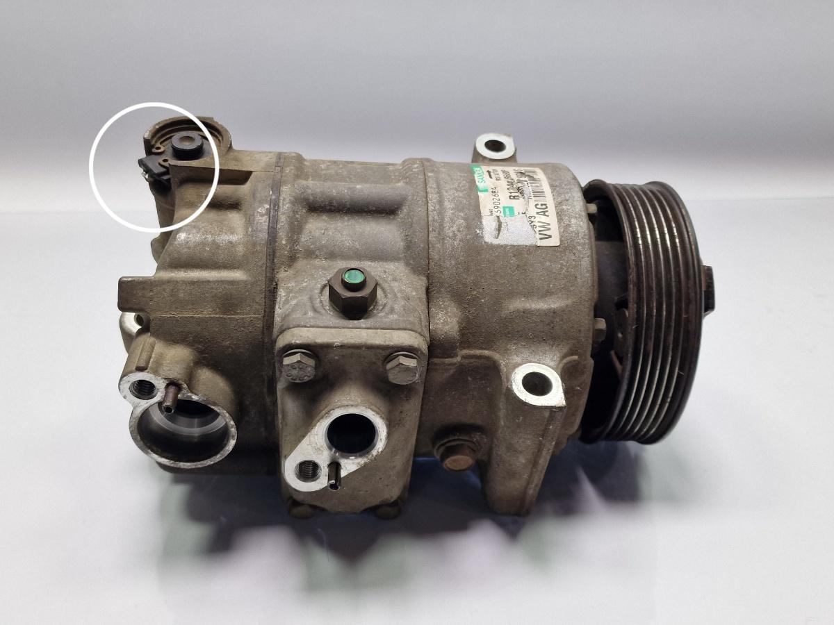 Compresor AC mVOLKSWAGEN GOLF PLUS 5M1, 521 2004 - 2013 1.9 TDI BKC, BLS, BXE SANDEN 1K0820808S