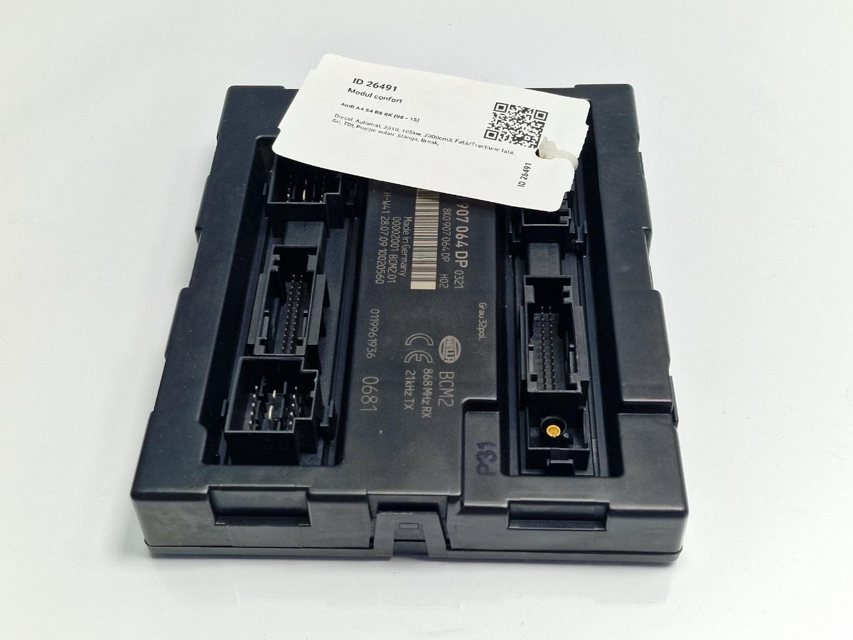 Modul de confort AUDI A4 IV Avant 8K5, B8 2007 - 2015 2.0 TDI CAGA, CJCA, CMEA, CMFA 8K0907064DP