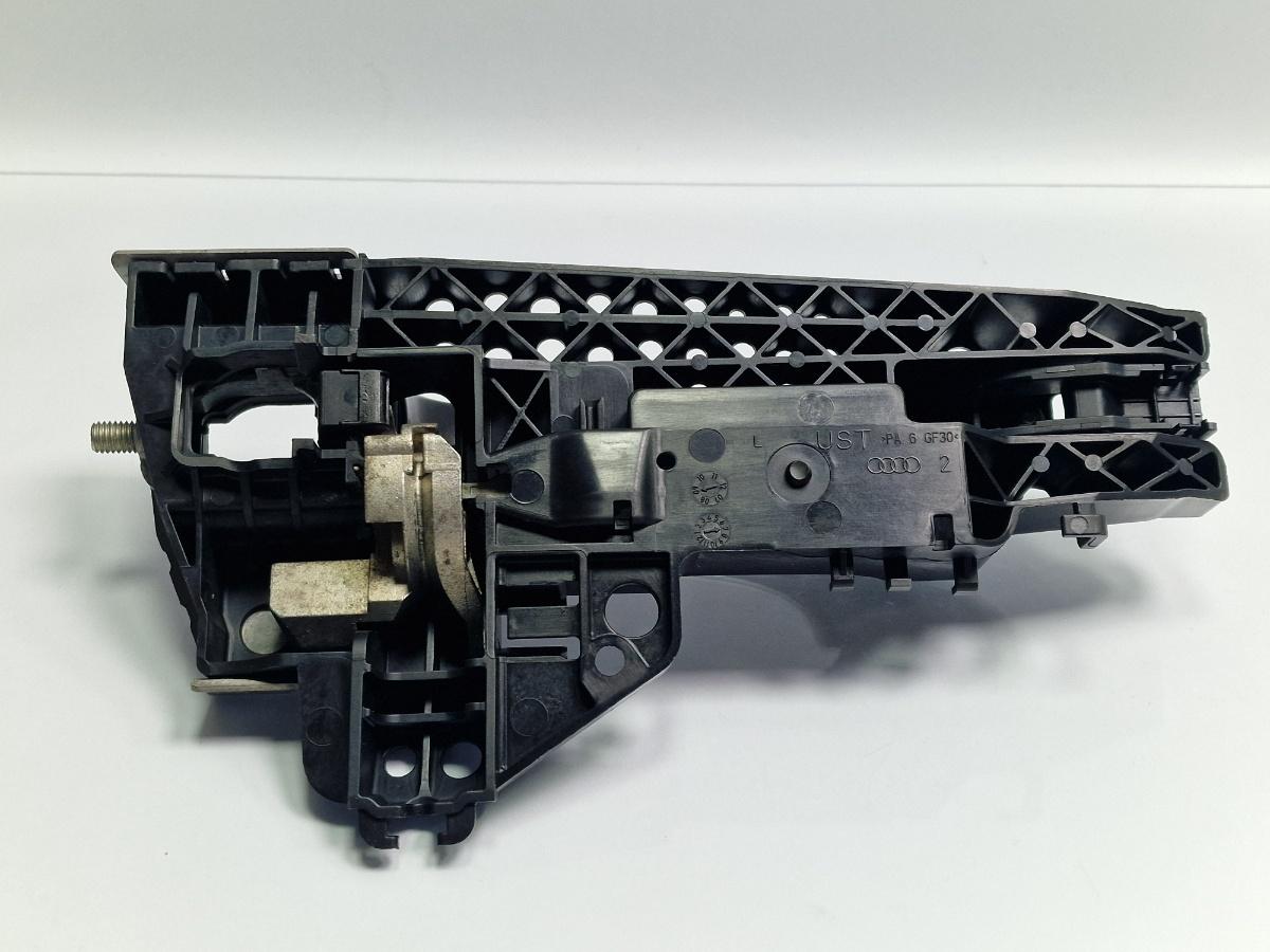 Maner exterior portiera fata stanga AUDI A4 IV Avant 8K5, B8 2007 - 2015 gri LZ7L 8T1837885B