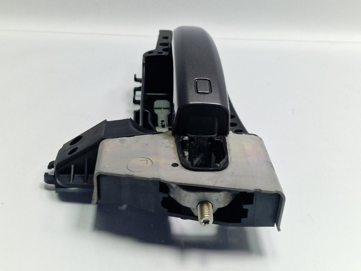 Maner exterior portiera fata stanga AUDI A4 IV Avant 8K5, B8 2007 - 2015 gri LZ7L 8T1837885B