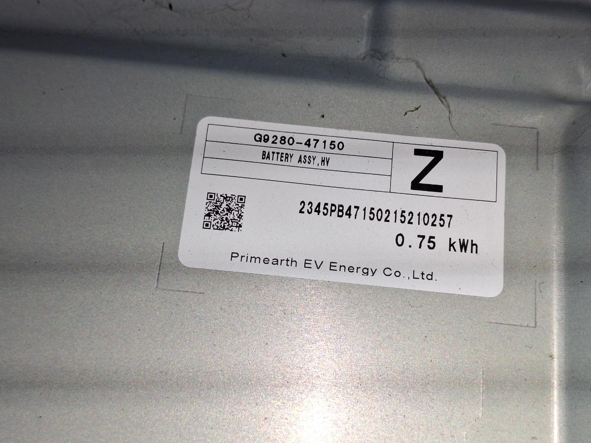 Baterie vehicul electric/hibrid TOYOTA COROLLA _E21_ 2018 -> 1.8 Hybrid 2ZR-FXE G9280-47150