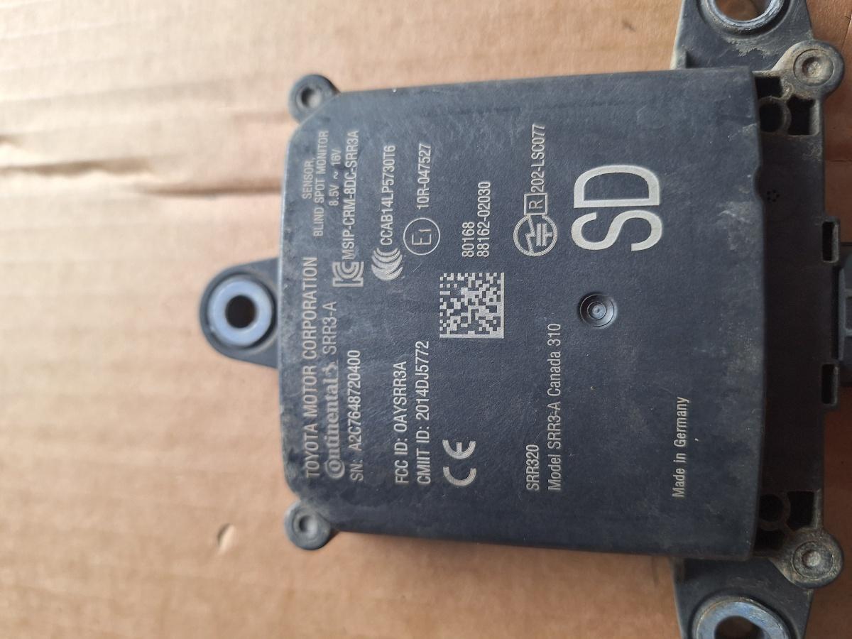 Modul de control unghi mort TOYOTA COROLLA _E21_ 2018 -> 1.8 Hybrid 2ZR-FXE Continental A2C7648720400 88162-02030