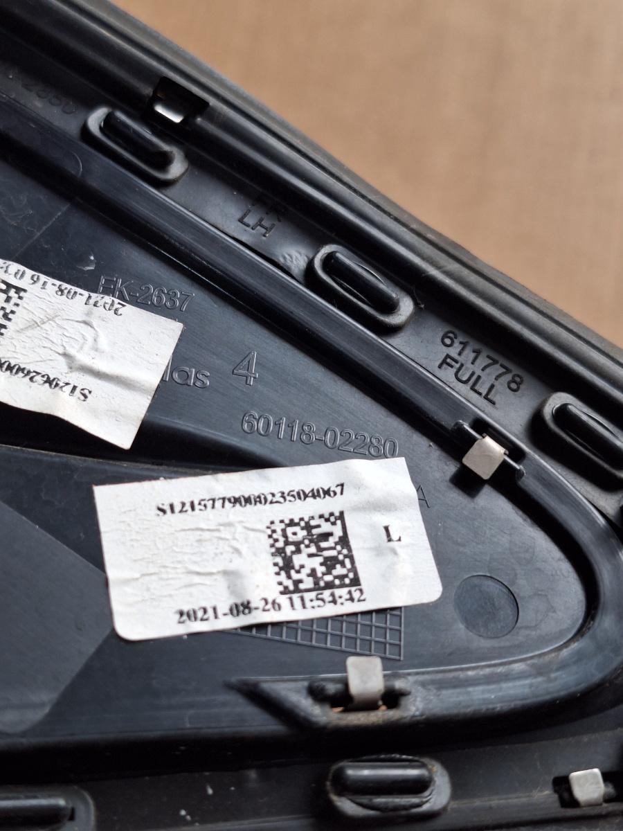 Ornament aripa stanga fata TOYOTA COROLLA _E21_ 2018 -> 1.8 Hybrid 2ZR-FXE 60118-02280