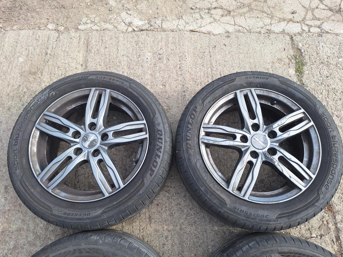 Jante de aliaj cu cauciucuri de vara Dunlop R16 VOLKSWAGEN JETTA VI 2017 Carmani DTM595656 PCD 5X112
