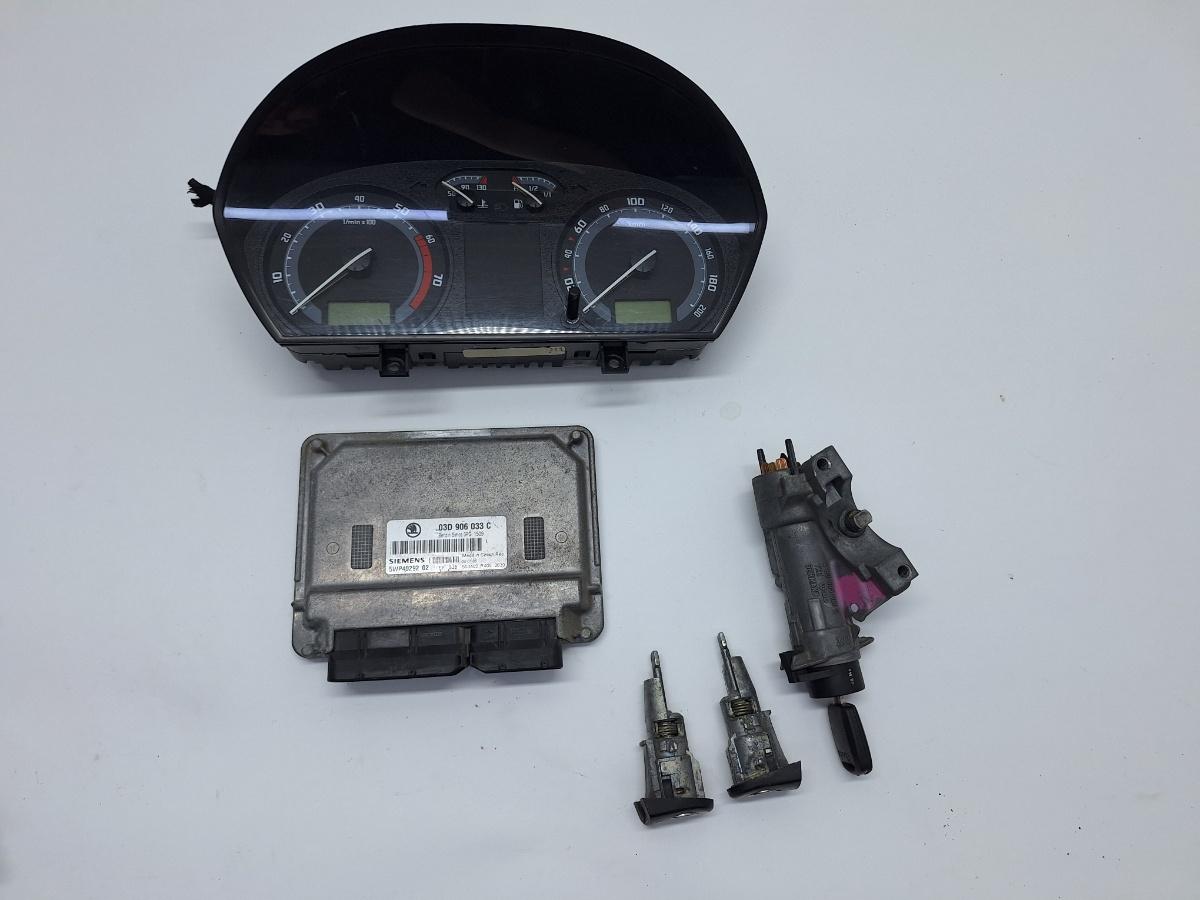 Kit de pornire cu butuci si contact SKODA FABIA 6Y2 1999 - 2008 SIEMENS 5WP4029202 03D906033C