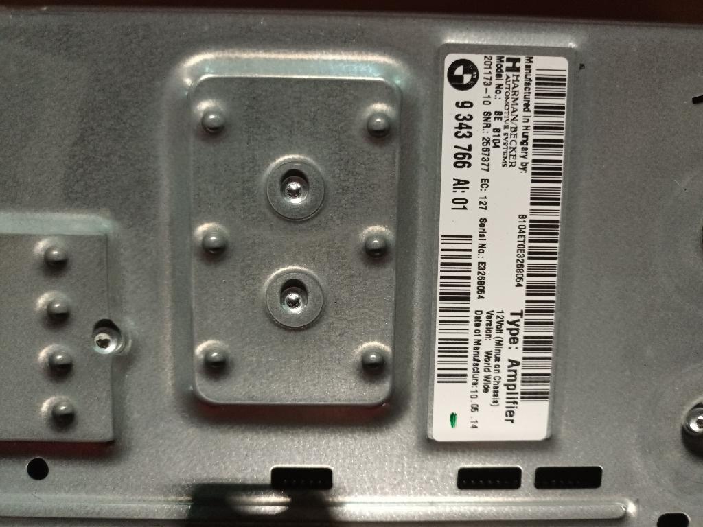 Harman kardon bmw f15 x5, 9343766 E3268064 B104ET0E32680064 HARMAN BECKER