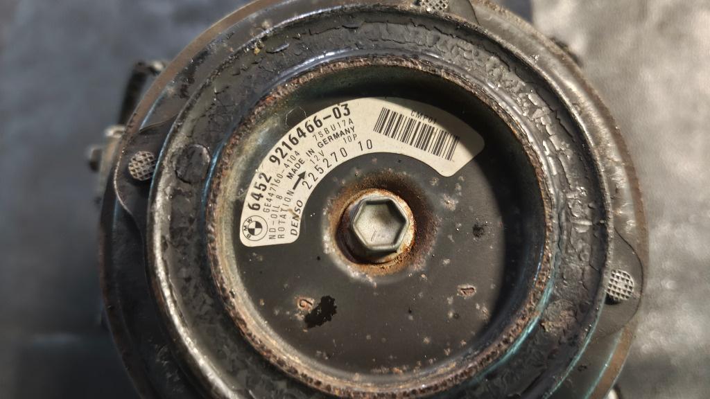COMPRESOR AC BMW F10 F11 3.0 d 4.0D M550DX N57 N20 64525A7F913 64529399059 9399059 64529216466 9216466
