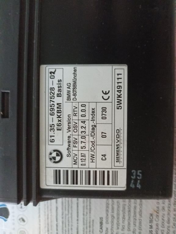 Kbm bmw e60 e61 seria 5 61359168833 9168833 61356957528 6957528 61356945029 6945029 61356947919 6947919