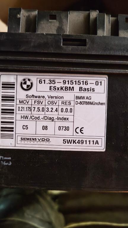 Kbm bmw e60 e61 seria 5 61359168833 9168833 61356957528 6957528 61356945029 6945029 61356947919 6947919