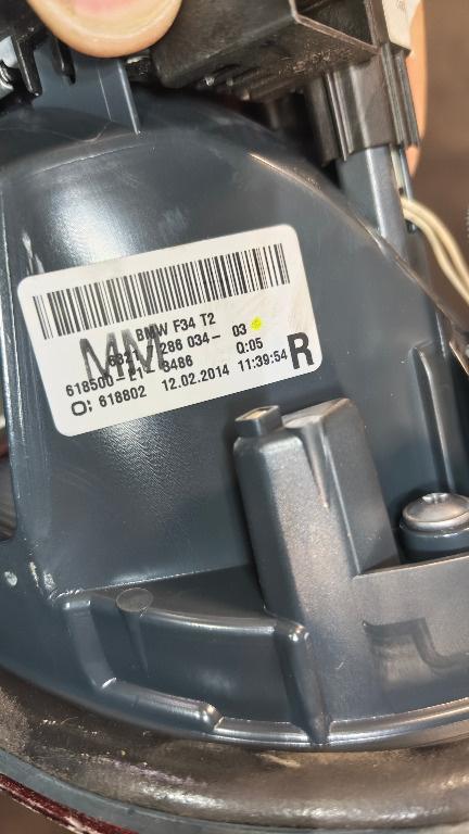 Triple haion bmw f34 seria 3 63217286038 7286038 63217286033 63217286034 7286033 7286034