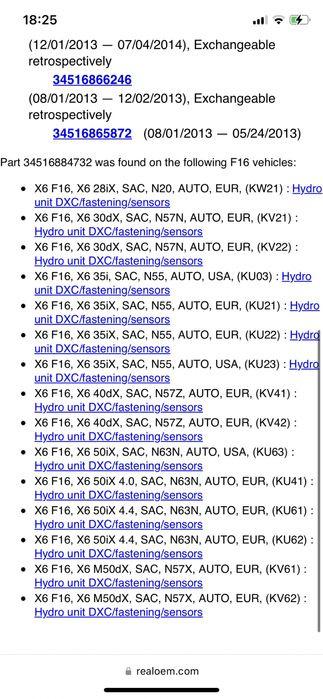 Pompa abs/dsc bmw F15 F16 X5 X6 F85 F86, 2012-2019