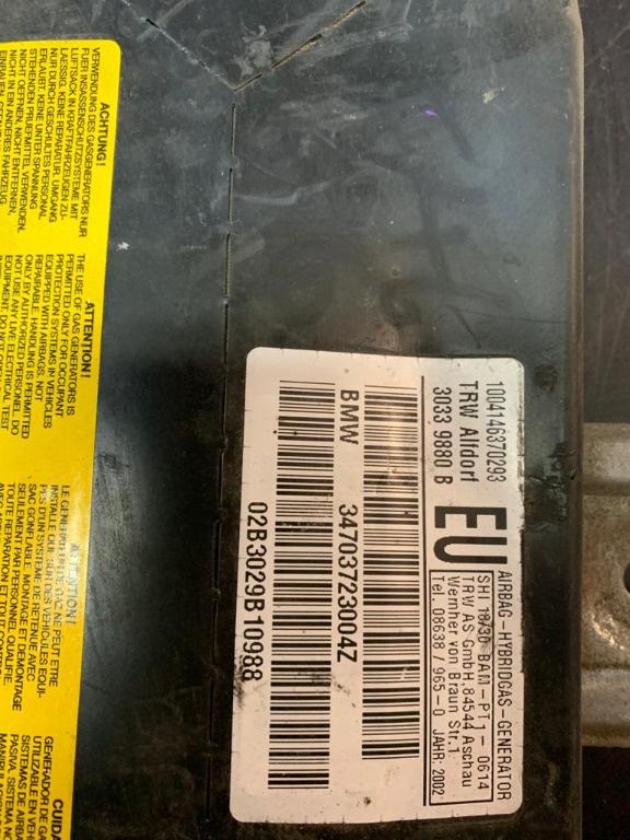 Airbag usa bmw e46 320 34703723004Z 30703722904L 348217438071 30821743708x