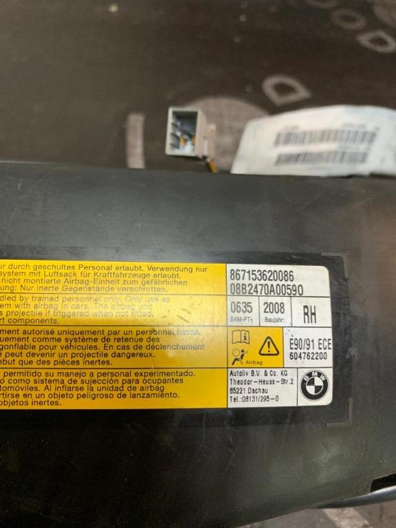 Airbag dr/stanga bmw e90 e60 e87 f10 seria 1 seria 3 seria 5