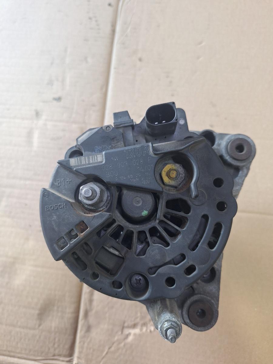 Alternator 120 A AUDI A3 8L1 1996 - 2006 1.9 TDI ASZ BOSCH 0124515010 028903028E