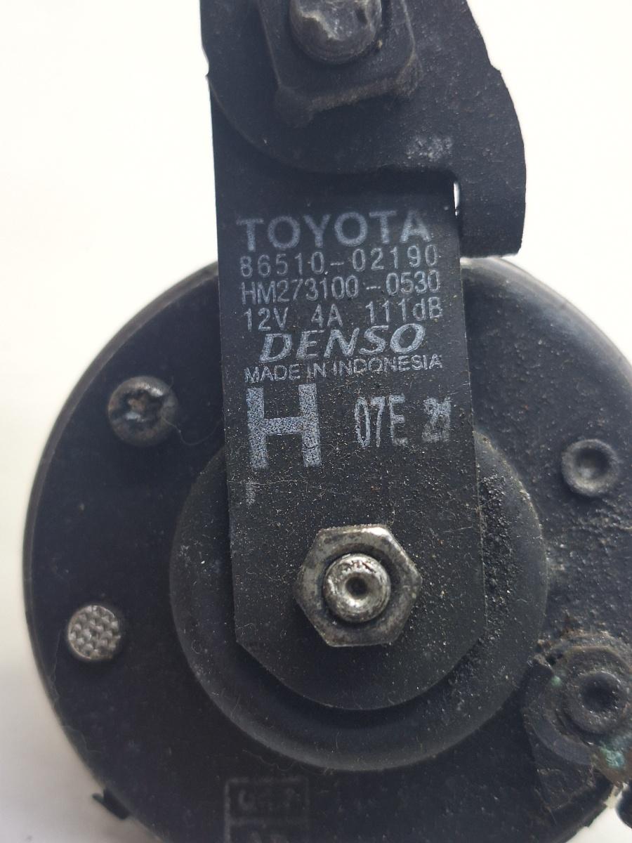 Claxon TOYOTA COROLLA _E21_ 2018 -> 1.8 Hybrid 2ZR-FXE Denso HM273100-0530 86510-02190