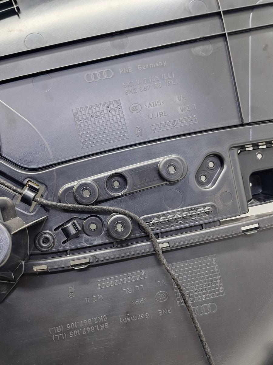 Tapiterie panou portiera fata AUDI A4 IV Avant 8K5, B8 2007 - 2015 2.0 TDI CAGA, CJCA, CMEA, CMFA 8K1867105