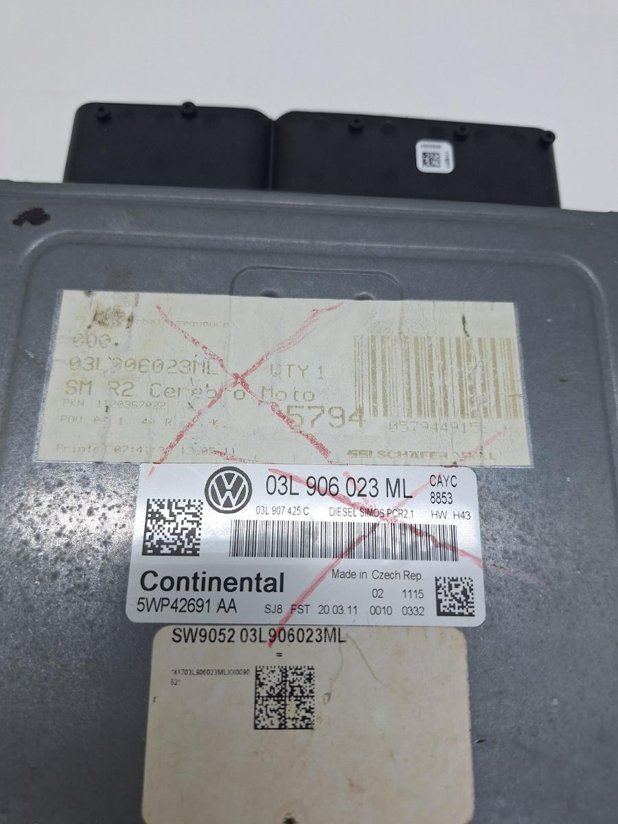 ECU modul/unitate de control motor VOLKSWAGEN JETTA VI 162/163 2010 - 2018 1.6 TDI CAYC Continental 5WP42691AA 03L906023ML