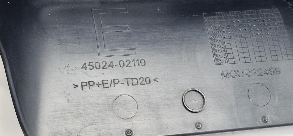 Ornamente coloana volan TOYOTA COROLLA _E21_ 2018 -> 1.8 Hybrid 2ZR-FXE 4502402110