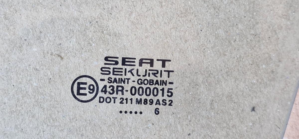 Geam portiera stanga fata SEAT CORDOBA III 6L2 2002 - 2009 1.4 16V BBY, BKY Sekurit 43R-000015