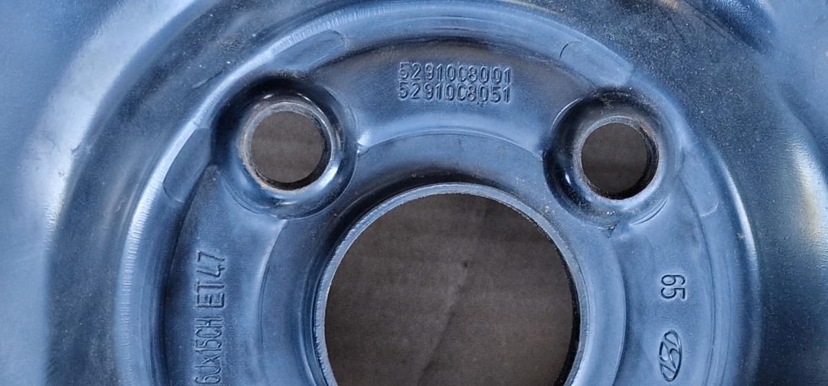 Janta otel R15 HYUNDAI i20 [ 2020 -> ] 1.2 MPi G4LF 6Jx15CH ET47 52910C8001