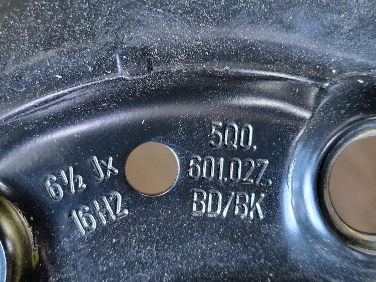Roata de rezerva R16 SKODA OCTAVIA III 5E3, NL3, NR3 2012 -> 2.0 TDI CKFC, CRMB, CYKA, DFFA 6.5xJ16H2 ET46 5Q0601027BD/BK