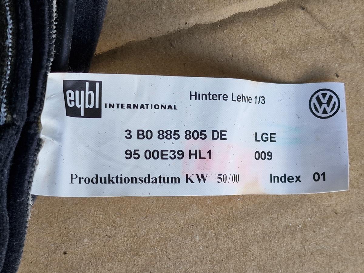 Husa bancheta spatar stanga spate VOLKSWAGEN PASSAT 3B3 2000 - 2005 3B0885805DE