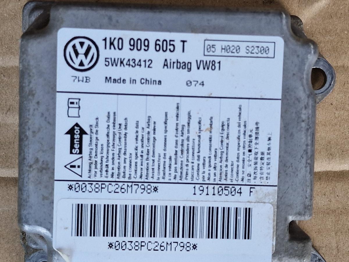 Modul/unitate de control airbaguri SKODA OCTAVIA 1Z3 2004 - 2013 2.0 TDI 16V BKD, CFHC, CLCB 1K0909605T
