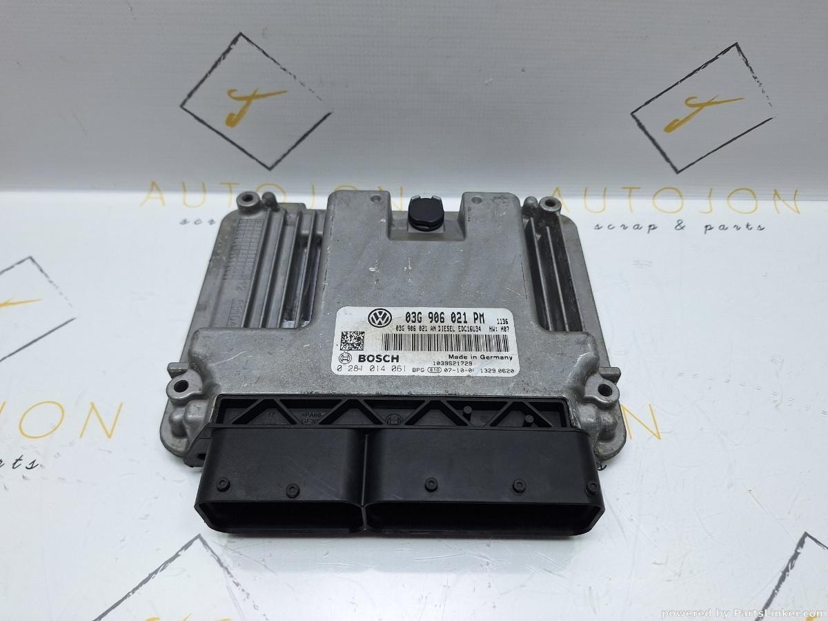 Calculator ECU VOLKSWAGEN JETTA V 1K2/1K5 2005 - 2010, VOLKSWAGEN GOLF V Variant 1K5 2007 - 2009 1.9 TDI BLS, BXE BOSCH 0281014061 03G906021PM