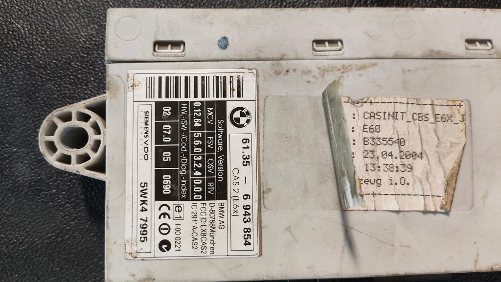 Cas bmw e60 e61 seria 5 61356943854 6943854 5wk47995 8335540 cas2